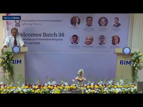 BIM - MBA 38th Batch Inaugural Ceremony Live