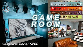 Gaming Room Makeover On A Budget