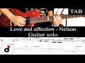 LOVE AND AFFECTION - Nelson Brothers: SOLO guitar cover + TAB