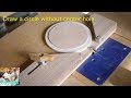 Jig for scraping a circle