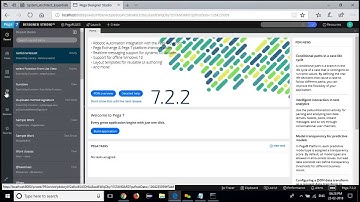 Pega Training-How to create new application in Pega PRPC 7.2.2 for training:- 8297409170