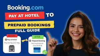 How to Change Booking.com Property from Pay at Hotel to Prepaid Booking | Full Guide #bookingdotcom