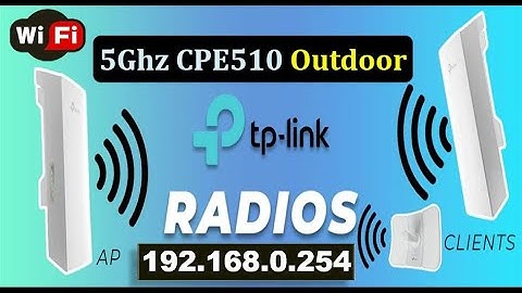 How to SETUP AP and Client for TP-Link CPE510! Easy Point-to-Point & Point-to-Multipoint Radio Setup