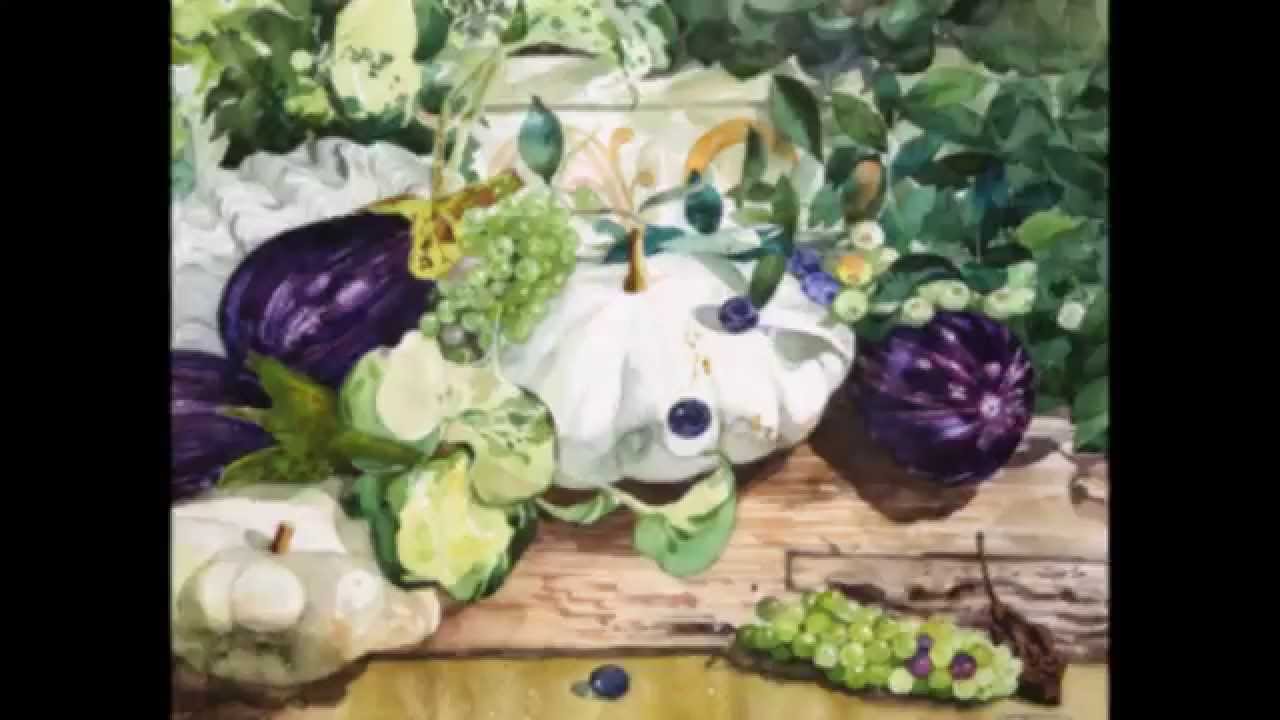 柘植彩子 水彩画集 watercolor artist Ayako Tsuge - YouTube