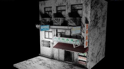 Building Scene Speed Modeling - Grid Modeler (blender addon)