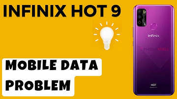 Infinix Hot 9 Network Problem / Mobile data not working