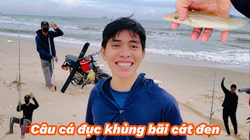 Câu Cá Đục Khủng Bãi Cát Đen Lagi Bình Thuận| Câu Cá Quá Đã!@Longvlog86