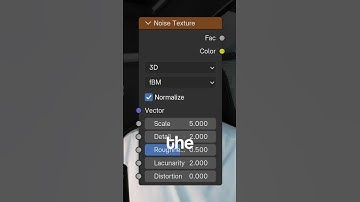 Noise Texture | Explaining Every Single Node in Blender #blender #b3d