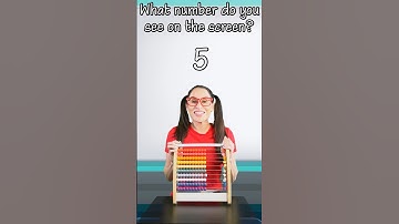 Learn numbers for Kids | Abacus counting to the number 5 #shorts #counting #learning