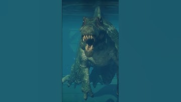 Spinosaurus (aquatic) release animation - JWE2 (mod)