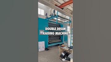 Double Drum Raising Machine #textilemachinery #textile #xcway #raisingmachine