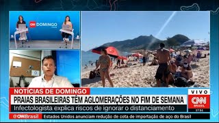 Praias e Parques lotados em tempos de Pandemia COVID-19