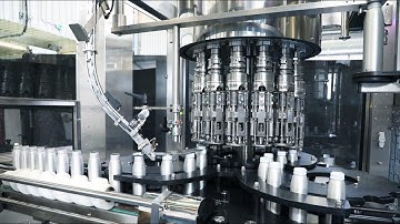 Beverage roll-on sealing capper at 24,000 bottles per hour from Zalkin