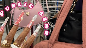 1 HR OF PUBLIC ASMR IN ROSS | Shop With Me, Purse 👛 Scratching, Camera Scratching, Candles, Rambling