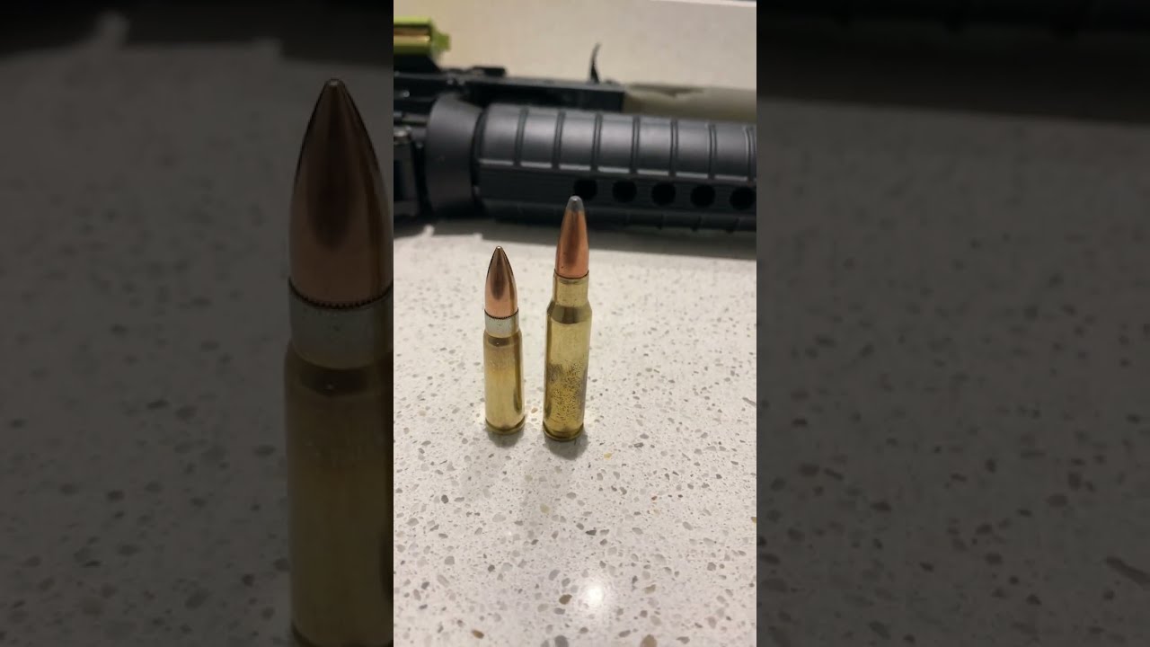 7.62x39 vs 7.62x51(.308) Size comparison