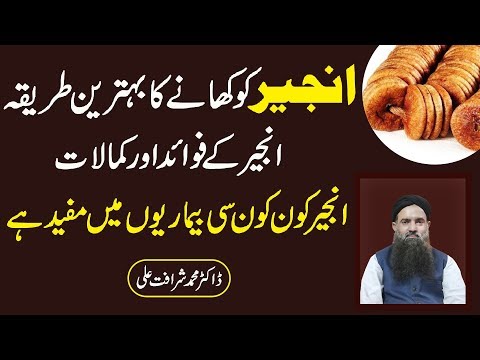 Anjeer Ke Fayde | Anjeer K Benefits | Anjeer Khane Ke Fayde | Figs Khane Ka Tarika Dr Sharafat Ali