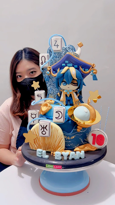 Bikin kue ini butuh waktu 10 jam! #cakedecorating #cake #kueulangtahun #lionicake