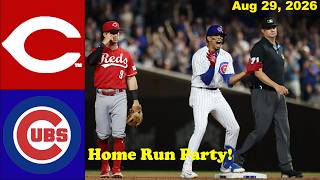 Reds vs Cubs Full Game Highlights August 29, 2026 | MLB Season 2026