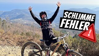 So wird es (NICHT) der perfekte BIKEURLAUB! Mountainbiken in FINALE LIGURE - Italien