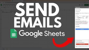 How To Send Emails In Google Sheets For FREE - Google Sheets Send Emails with Gmail - Magnitude Mail