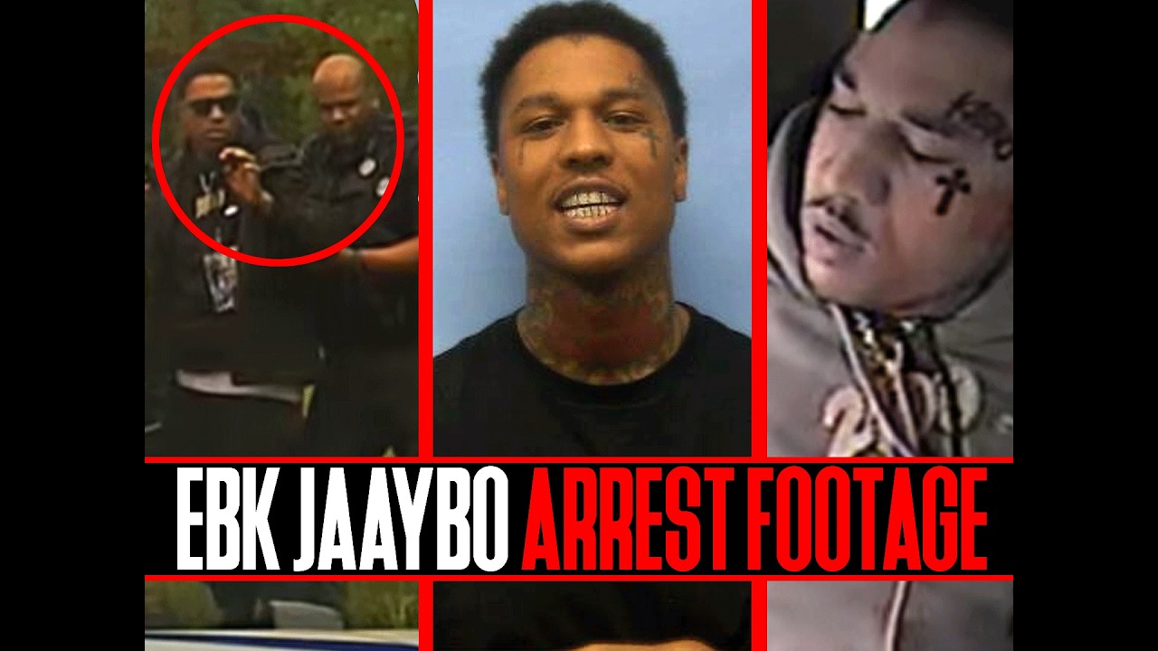 Dashcam Footage Of EBK Jaaybo Getting Arrested For Drug Possession & Glock With A Switch!!