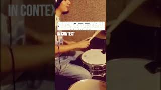Drums - An inverted double reggae lick #drums #reggae
