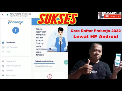 LENGKAP Cara Daftar Prakerja 2022 Lewat HP di Link Daftar Prakerja 2022 Online www.prakerja.go.id