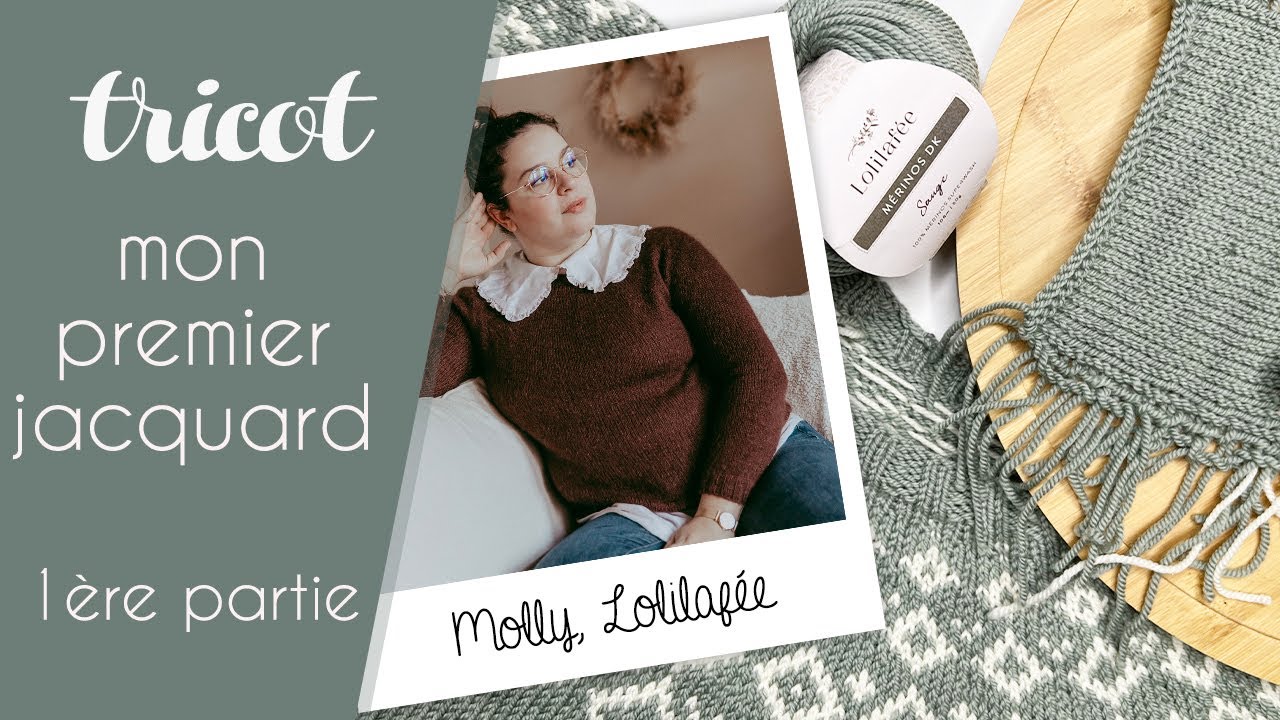Mon premier jacquard avec le pull Molly : réaliser l’échantillon en rond