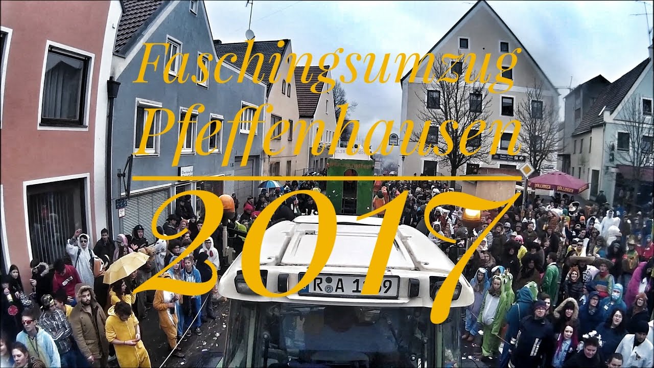 Faschingsumzug Pfeffenhausen 2017 Teil 1 | HD