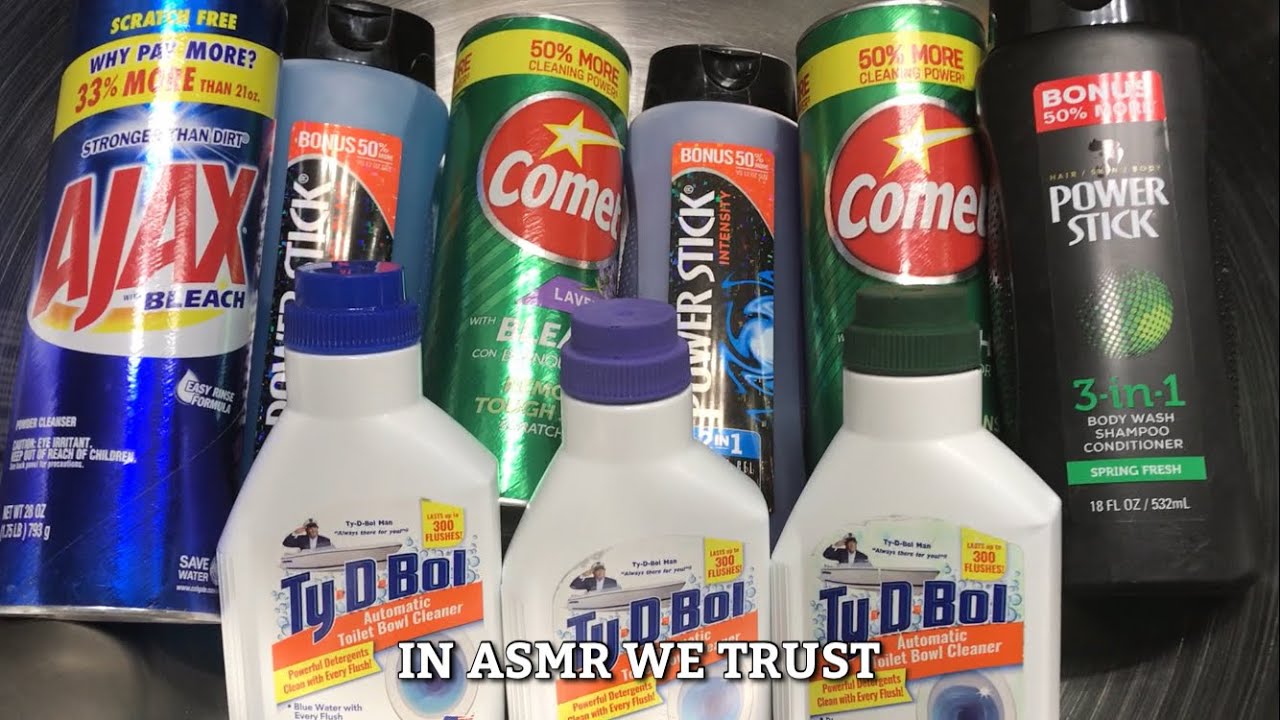 ASMR ✨Ty-D-Bol Trio✨ Blue + Purple + Green | Which Color Will Reign Supreme???