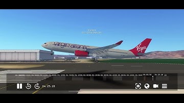 Infinite Flight, A330-300 landing #swiss001landing