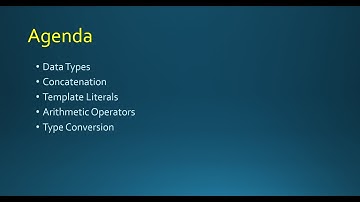 JavaScript Basics for Web Development (Datatypes, concatenation, template literals, type conversion)
