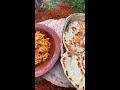 delicious mushroom curry with coconut roti | Traditional food home