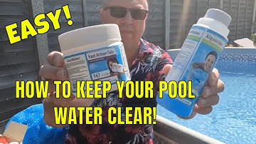 HOW TO KEEP YOUR BESTWAY POOL WATER CLEAN AND CLEAR - FOR INTEX PLUNGE POOLS - chlorine Water Shock