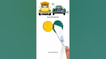 Guess the final color👀I Paint mixing video(pt.17) #satisfying #asmr #colormixing