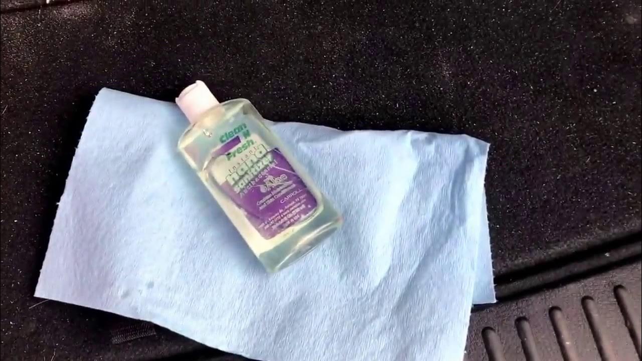 How To Remove Pine Tar From Your Windshield Using Hand Sanitizer. YouTube