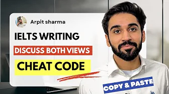 IELTS Writing Task 2 CHEAT CODE 🔥 | Discuss Both Views & Give Your Opinion Essay Templates (Band 9 thumbnail