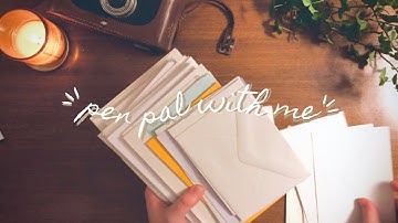 pen pal with me // tips for writing a pen pal letter ✉️✨✨