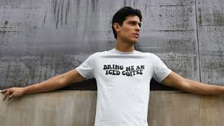 Bring Me an Iced Coffee Unisex Viscose T-Shirt
