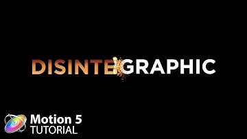 Apple Motion 5  Tutorial: Particle Title Wipe & Reveal