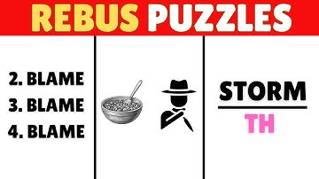 Guess the Hidden Words! 🧠 Rebus Puzzle Challenge