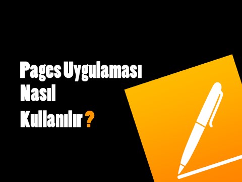 Video: IPhone'umdaki Pages uygulaması nedir?