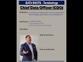 Data Shot - Today's Term - Chief Data Officer (CDO)