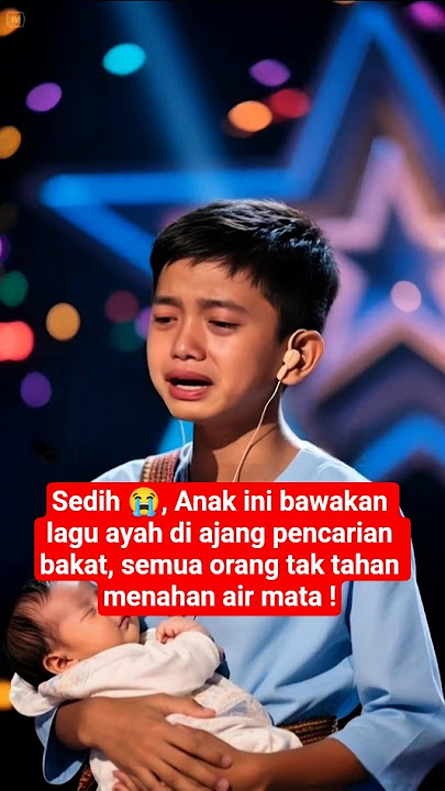 Viral ! Tak sadar air mata ini menetes, anak ini bawakan lagu ayah sangat sedih #viral #talent