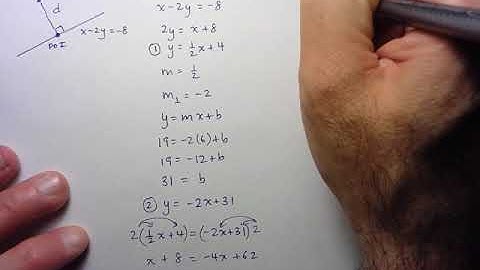 MPM2D Distance between Point and Line
