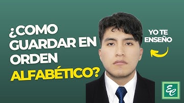 💾Macro Para Guardar Datos en Orden Alfabético - Excel VBA🔤
