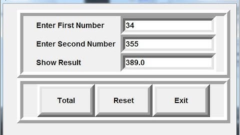How to calculate in Python Beginners GUI  Tutorial  - Part 1 of 2