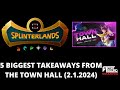 5 biggest takeaways from the town hall 212024