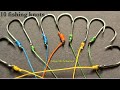 top 10 fishing knots || The fastest fishing knots || easy and strong