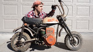 $100 Barn Find Mini Bike Hasn't Ran in 20  Years (RARE FIND?)